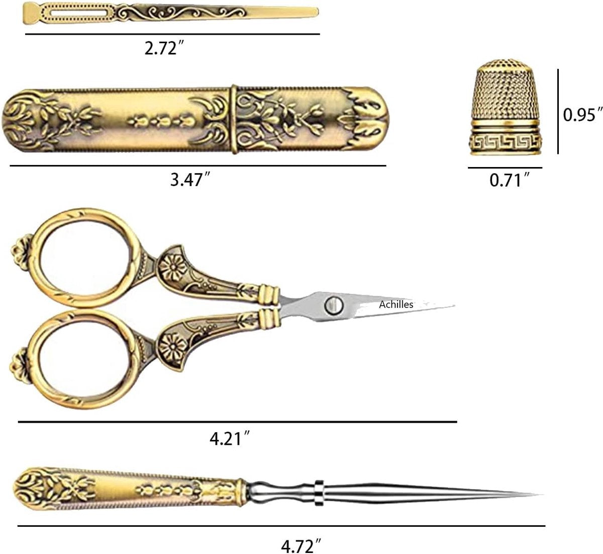 Achilles® Professionele Borduurschaar