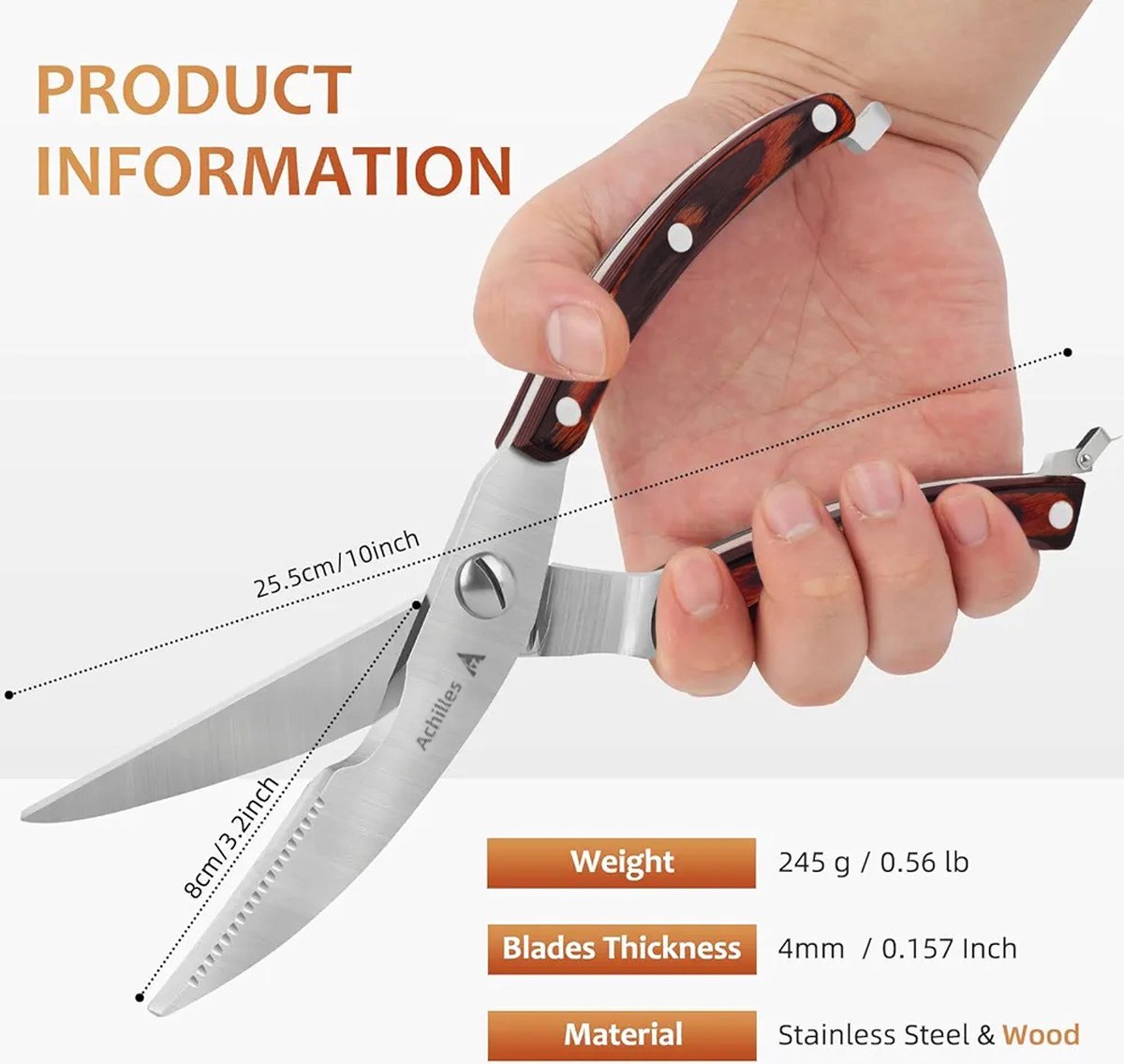 Achilles keukenschaar