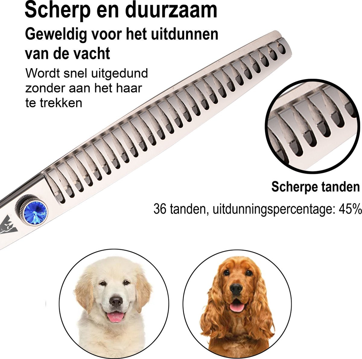 Achilles hondenschaar linkshandig