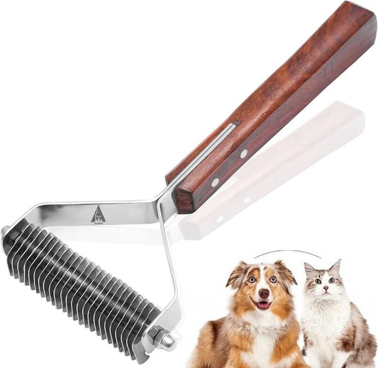 Achilles® Ondervacht Kam Hond en Kat - Kattenkam - Kattenborstel - Ondervachtkam - Trimmes