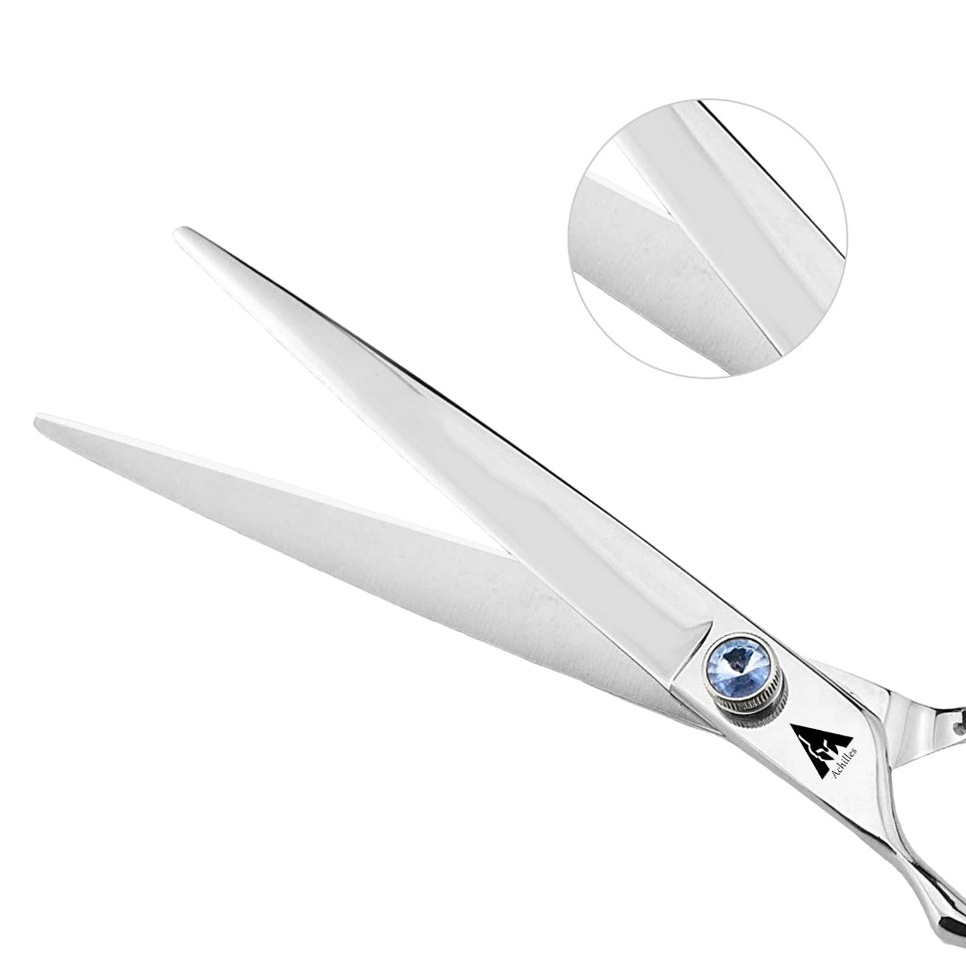 Achilles® Pro Linkshandig Hondenschaar 7.5 Inch – Rechte Trimschaar – JP440C RVS – 2 Jaar Garantie