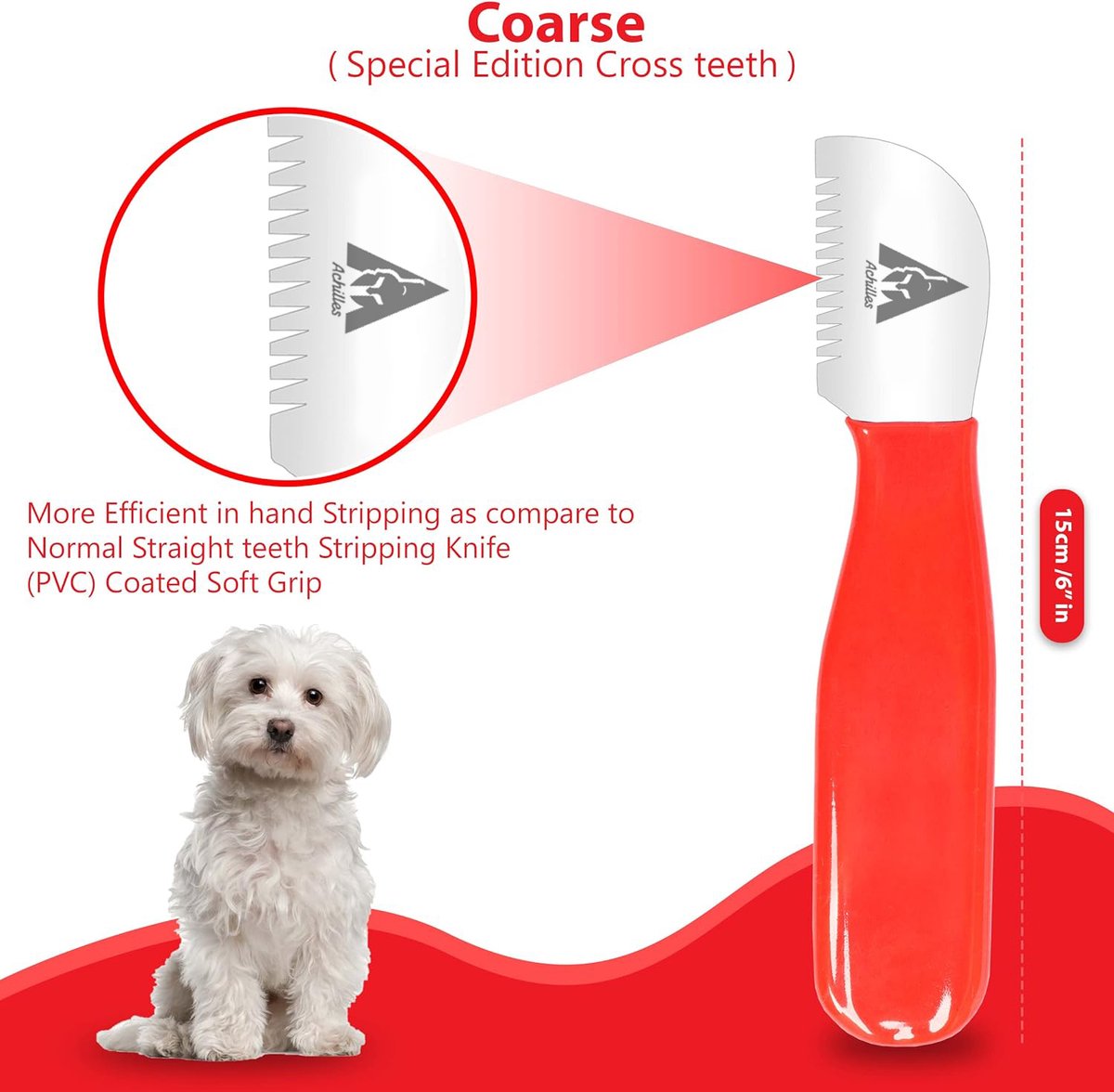 Achilles® Trimmes Kat & Hond - Plukmes - Stripmes - Luizenkam